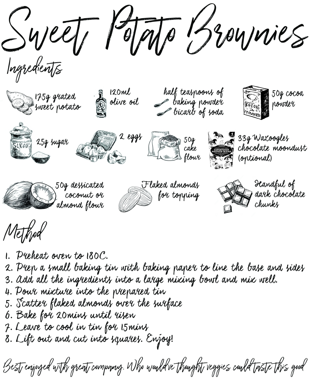 small things that count sweet potato brownies recipe